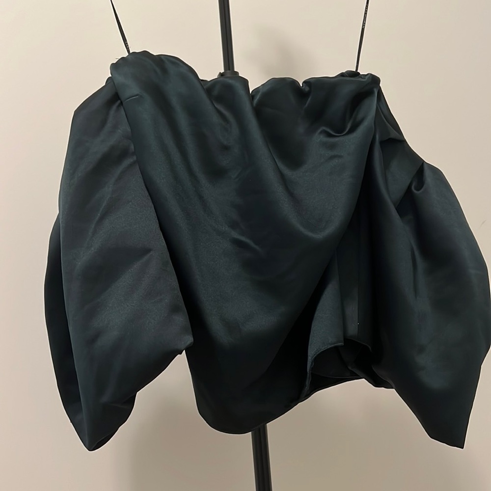 Zara Off Shoulder Puff Sleeve Top